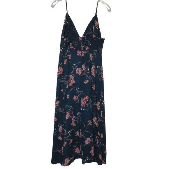 No Rest for Briget Arrays Slip Dress M Blue Floral Midi Lined NWT Discontinued - Picture 13 of 16